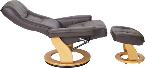 Mca Relax Fauteuil Hamilton Tv Fauteuil Kruk Echt Leer Kg