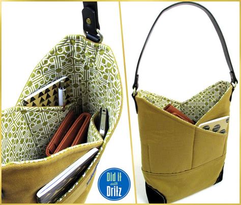 Canvas Slim Bag With Elbow Patch Corners Did It With Dritz Bags