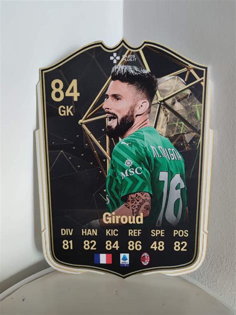 Ea Sports Fc Ultimate Team Olivier Giroud Totw Portiere Card Gigante