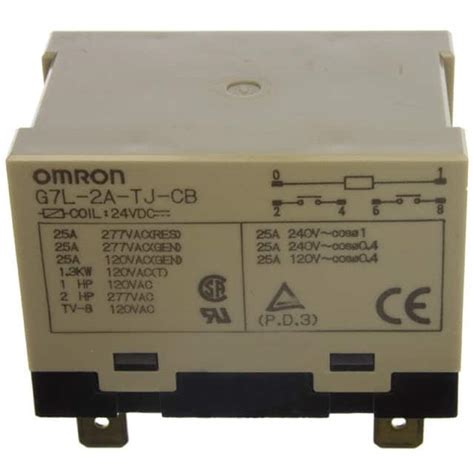 G L A T J Cb Dc Omron Electronics Inc Emc Div Relais Digikey