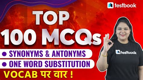 Synonyms And Antonyms One Word Substitution Vocab Questions For SSC