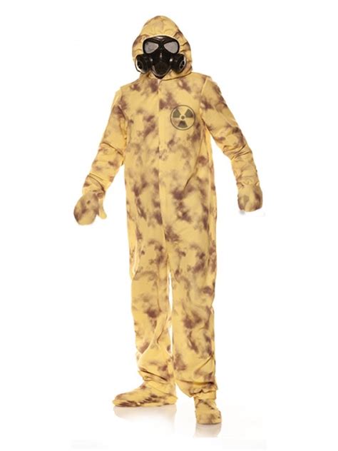 Men's Containment Unit Yellow Hazmat Suit Costume - Walmart.com ...