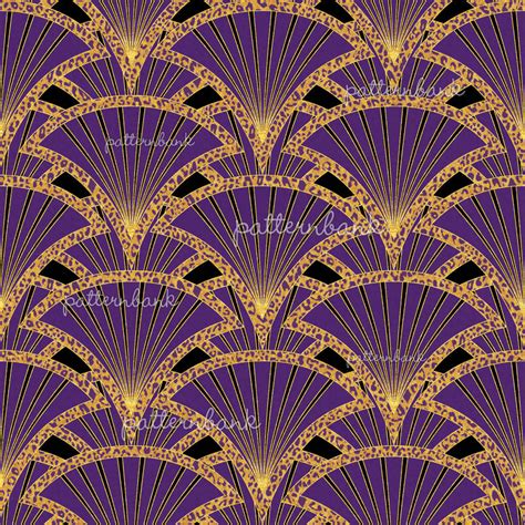 Art Deco Wallpaper Purple - Purple Art Deco By Newsea Design Seamless ...