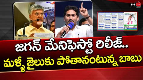 Cm Ys Jagan Released Ysrcp Manifesto Pdtv News Youtube