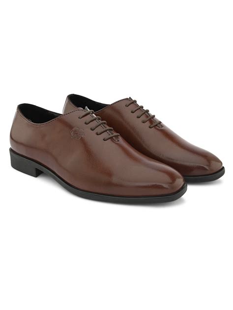 Fentacia Men Brown Oxford Formal Shoes Fentacia Footwear