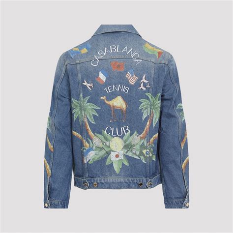 Best Price On The Market At Italist Casablanca Cotton Denim Jacket 2024