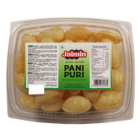 Buy Jaimin Premium Pani Puri Pieces Ready To Eat At Best Price