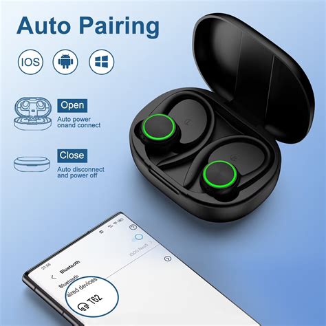 Ipx7 Waterproof Bluetooth 53 Wireless Earbuds 60hr Playtime For