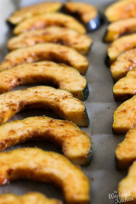 Oven Roasted Acorn Squash My Weekend Kitchen