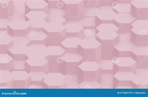 Pink Hexagonal Background Stock Photo Cartoondealer