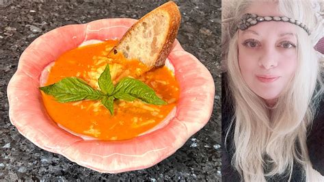 🍅 Roasted Tomato Basil Soup Easy To Make Comforting And Has A Rich Delicious Flavor Youtube