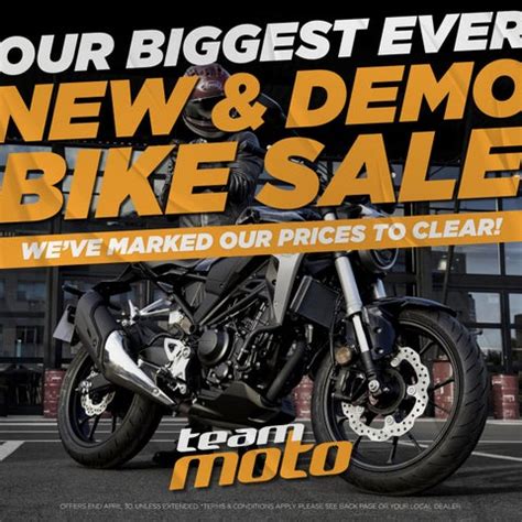 biggest   demo bike sale  marketing  mcholdingscomau