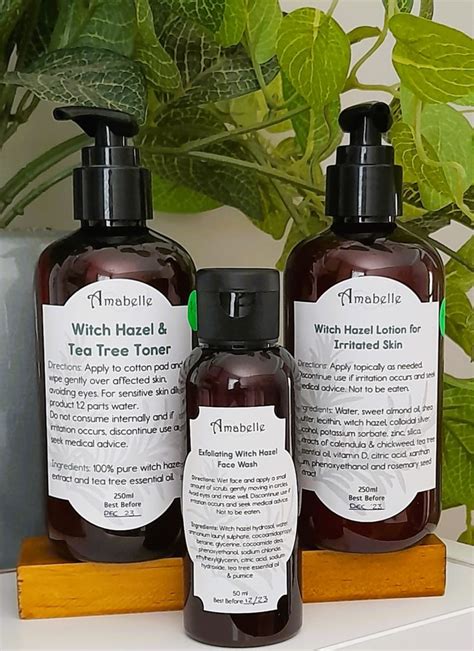 Exfoliating Witch Hazel Face Wash - Amabelle Naturopathy