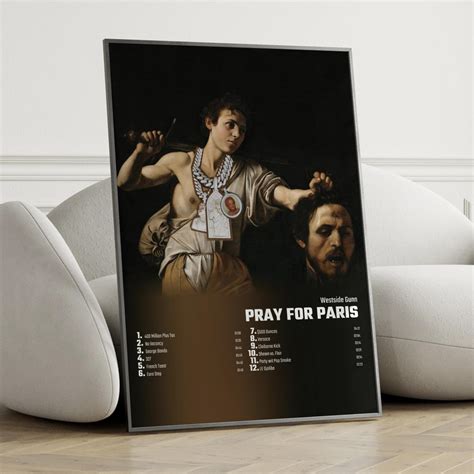 Westside Gunn Pray for Paris Album Cover Poster Wall Art, Westside Gunn ...