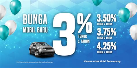 Bunga Mobil Baru BCA Finance