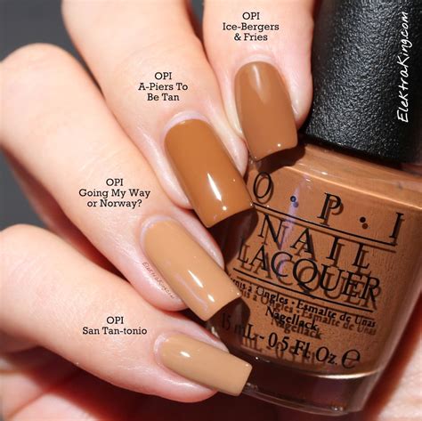 OPI Caramels Elektra King Tan Nails Opi Nail Colors Nail Colors