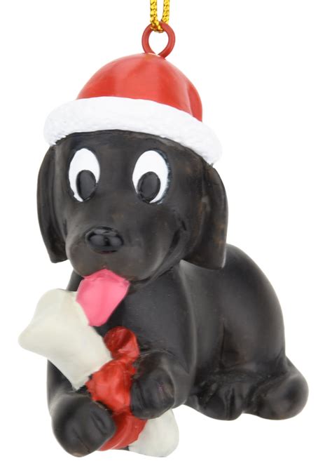 Puppy's First Christmas Christmas Ornament - Black Lab| Tree Buddees