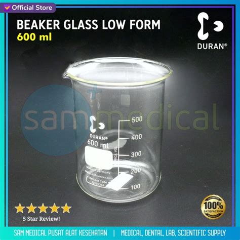 Duran Beaker Glass Low Form Ml Gelas Kimia Lazada Indonesia