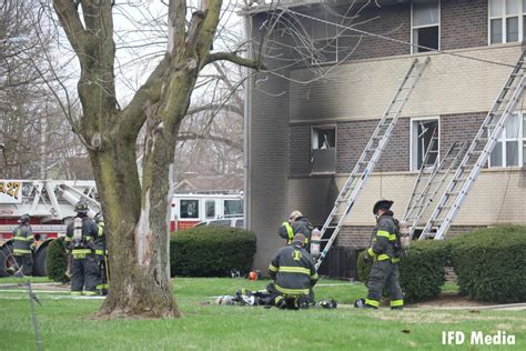 Indianapolis Firefighters Rescue 20 From Apartment Fire Fire