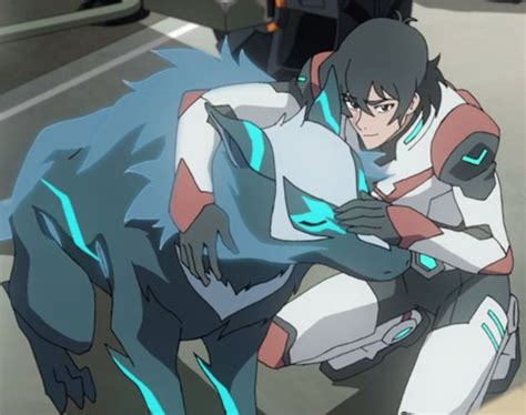 Keith The Red Paladin And His Space Wolf Kosmo From Voltron Legendary