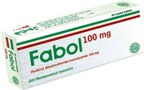 Fabol 100 - Pyritinol Di hydrochloride Monohydrate - Film Coated Tablet ...