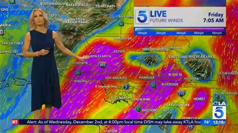 Kacey Montoya Ktla Weather Sexy Blue Dress Nov 30 2020 Youtube