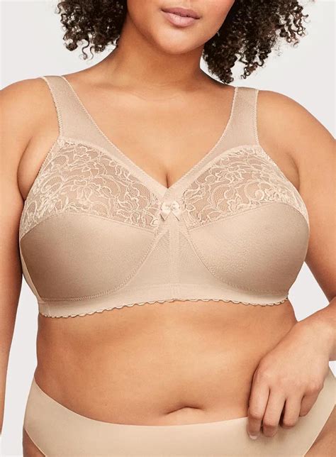 Glamorise Magic Lift Full Figure Support Bra Blush Debras