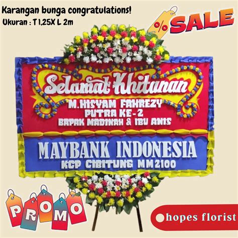 Jual Karangan Bunga Papan Selamat Sukses Congratulations Dan Happy