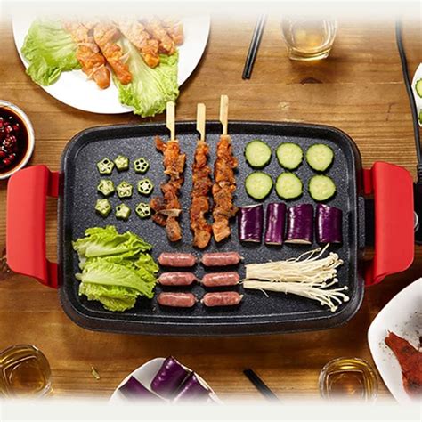 Review Uxzdx Cujux Multi Function Household Electric Grills Electric Griddles Hot Pot Bbq