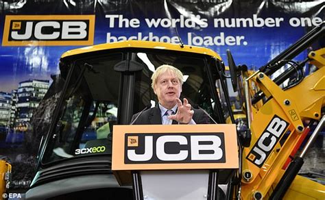 Boris Johnson Received £10 000 Donation From Jcb Boss Daily Mail Online