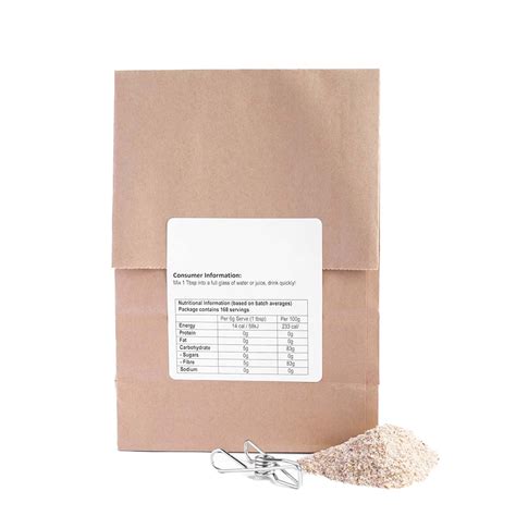 Whole Psyllium Husks Sana Direct