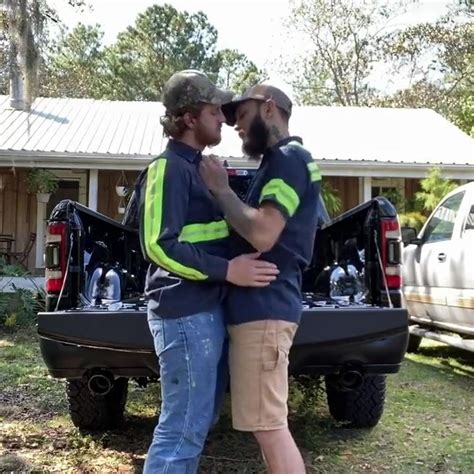Redneck Buds Flip Fuck After Work On Their Truck Gay Xhamster