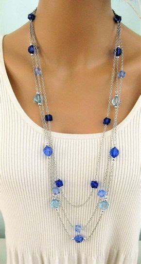 Questo articolo non è disponibile Etsy Blue beaded necklace