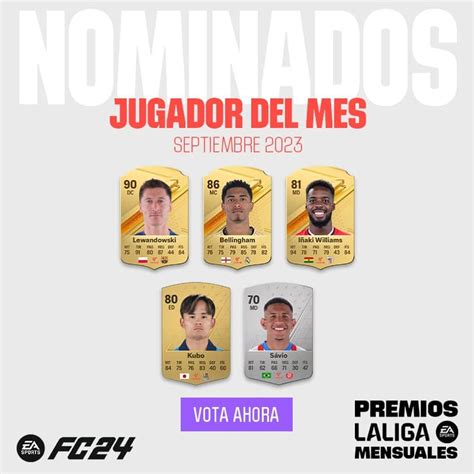 EA FC 24 POTM September LaLiga Nominees How To Vote Player Of The