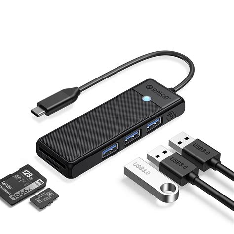 Orico Hub Stacja Adapter Rozga Ziacz W Usb A Do X Usb A Czytnik