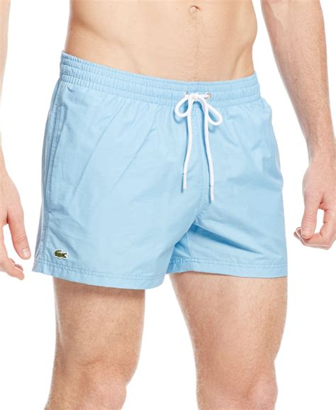 Lacoste Taffeta Swim Trunks Swimwear Men Macy S Trunks Swimwear