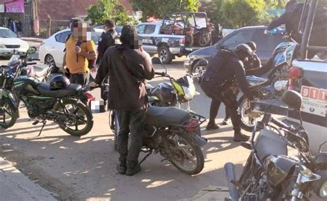 Aseguran 44 Motocicletas Durante Operativos En Diferentes Puntos De