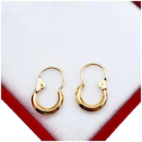 Aros Criollos Oro 18k ACO01 0 8Grs Joyas Center