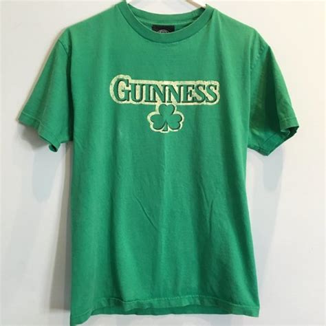 Guinness Shirts Official Guinness Merch Size M Green Tshirt