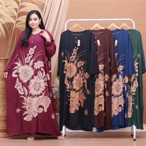 Jual Daster Jumbo Longdress Ld Kekinian Lengan Panjang Busui