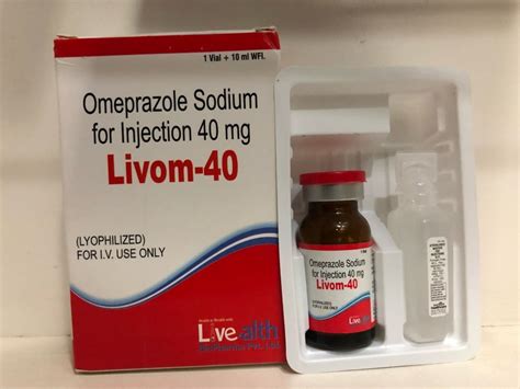 Livealth Omeprazole Sodium For Injection Mg Usage Clinical At Best