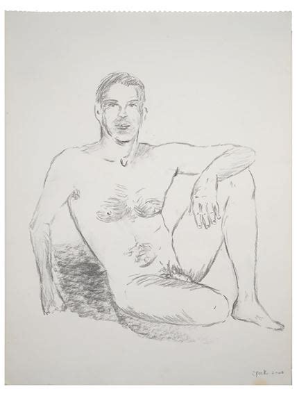 George Speck Seated Nude Male Figure Mutualart