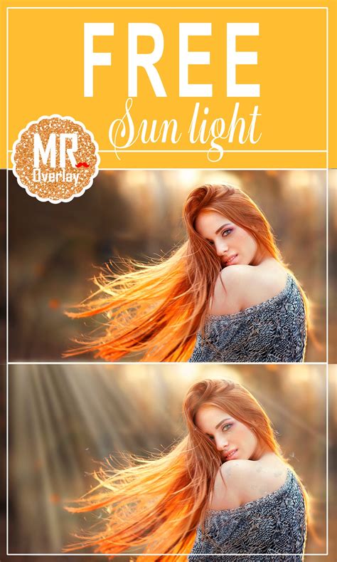 FREE sun light rays Photo Overlays, Photoshop overlay – MR.Overlay