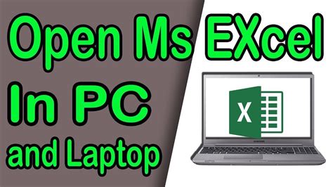 Open Excel In Computer Open Excel In Windows 11 Open Excel Sheet