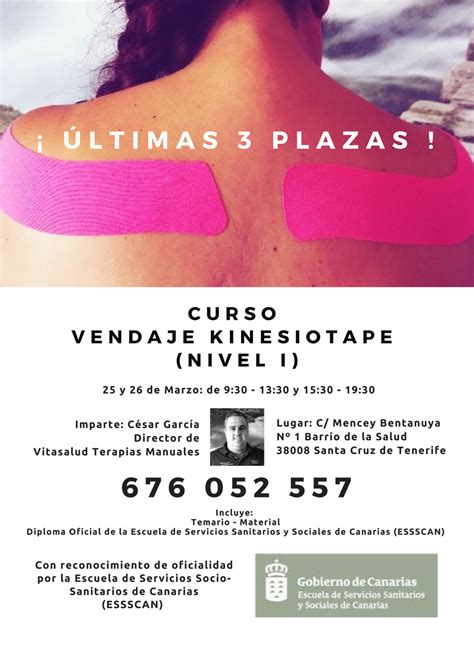 Curso De Vendaje Kinesiotape Nivel I Con Diploma De La Essscan