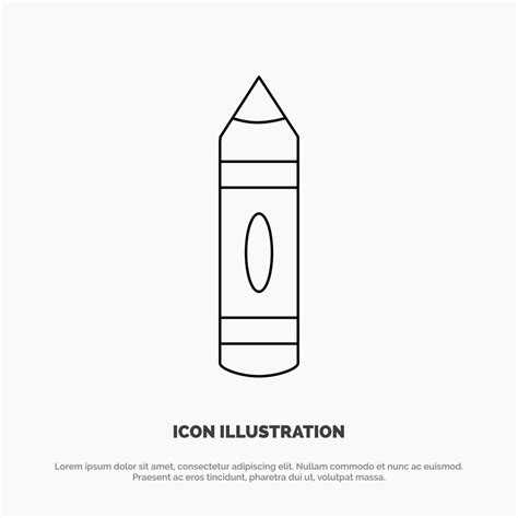 Drawing Education Pencil Sketch Line Icon Vector 14665784 Vector Art at ...