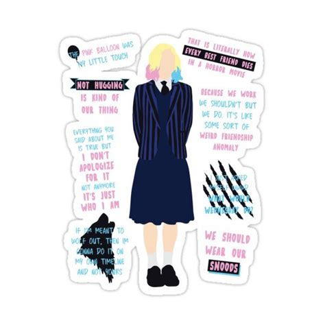 "Enid Sinclair Quotes" Sticker for Sale by Kat-su | Quote stickers ...