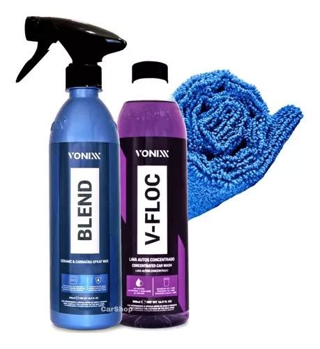 Carnauba Blend Spray Vonixx Shampoo Automotivo V Floc M