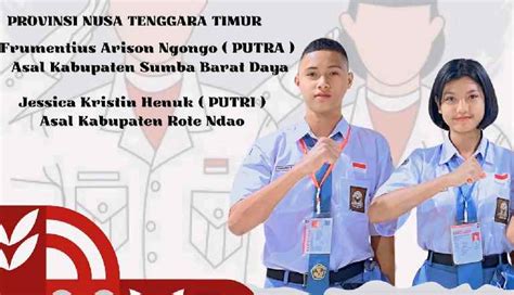 Dua Siswa NTT Masuk Paskibraka Upacara HUT Ke 79 Kemerdekaan Indonesia