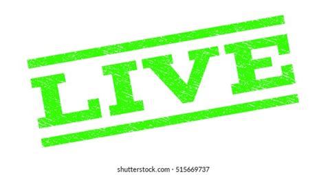 Live Watermark Stamp Text Caption Between Stock Vector Royalty Free